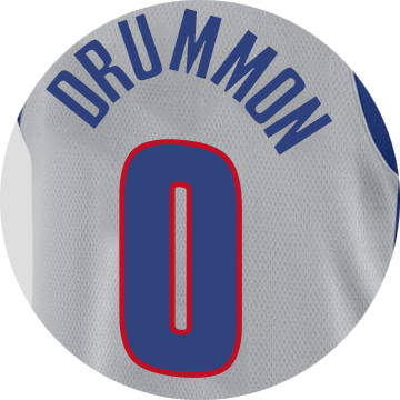 Detroit Pistons Andre Drummond - Tesoura E Navalha Vetor (360x360), Png Download