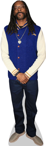 Snoop Dog Baseball Cardboard Cutout - Celebrity Cutouts Snoop Dogg Mini Cutout (339x500), Png Download