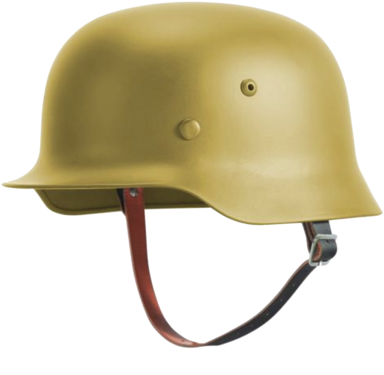 Helmet Style - World War 2 Hemet (480x380), Png Download