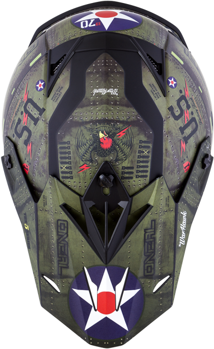 Previousnext - Oneal 5series Warhawk Mx-helm Schwarz/grün M (705x705), Png Download