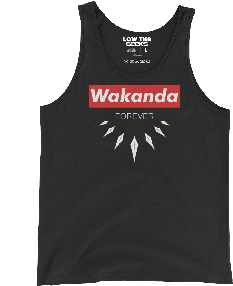 Wakanda Forever Classic Tank Top - T-shirt (1000x1000), Png Download