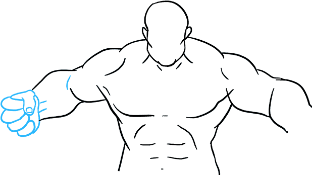 How To Draw Hulk - Drawing (680x678), Png Download