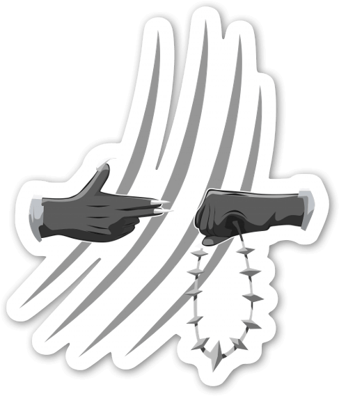 Run Wakanda Sticker - Sticker (518x600), Png Download