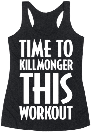 Time To Killmonger This Workout Racerback Tank Top - Gomez And Morticia Tshirt (484x484), Png Download