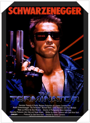 #373 - Arnold Schwarzenegger Film Poster (500x500), Png Download