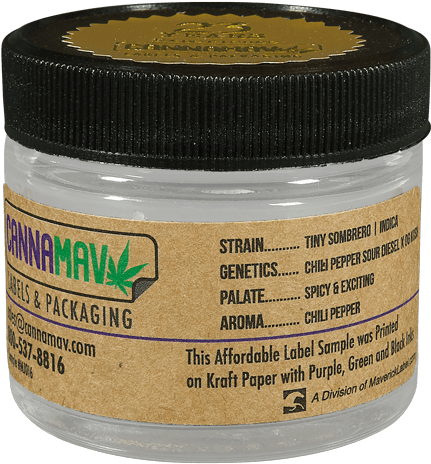 Affordable Kraft Paper Marijuana Label - Cosmetics (500x500), Png Download