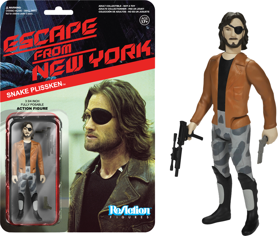 Reactionjacket - Snake Plissken Reaction Figure (1074x913), Png Download