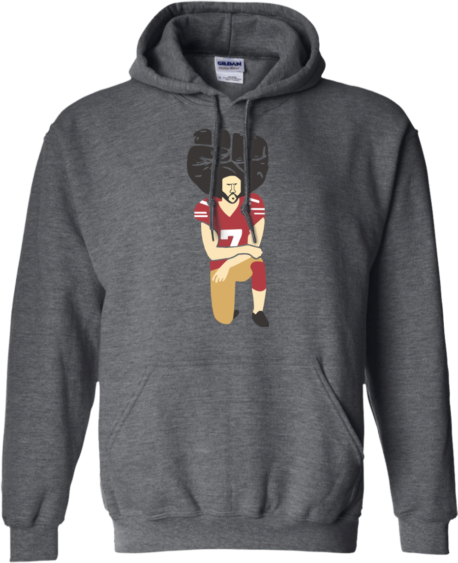 Image 81px Colin Kaepernick Kneels On Monday Night - Love Puggle Shirt I Love Puggles Dog T-shirt Graphic (1155x1155), Png Download