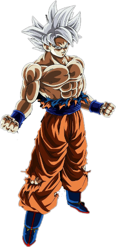 Ultrainstinct Goku Dragonball Dragonballsuper Ultrainstinctgoku - Goku Ultra Instinct Power Level (240x509), Png Download
