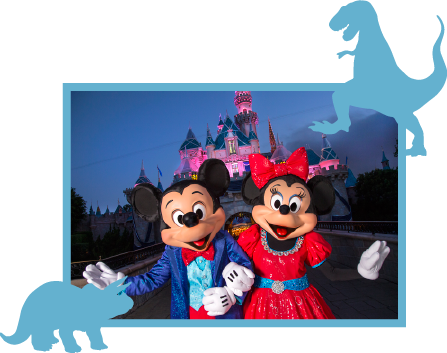 A Magical Disney Experience - Castillo Disney Con Mickey Y Minnie (447x353), Png Download