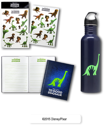 Watch Disney/pixar's The Good Dinosaur At Shaw Theatres - Water Bottle (400x500), Png Download