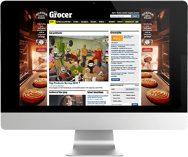 Borders Imac - Online Advertising (768x548), Png Download