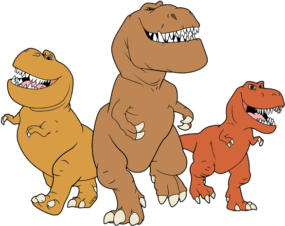 The Good Dinosaur Clip Art - Good Dinosaur Butch Ramsey And Nash (600x482), Png Download