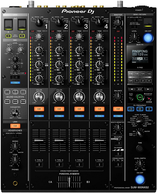Pioneer Djm-900nxs2 - Pioneer Djm-900nxs2 Professional Dj Mixer (1280x675), Png Download