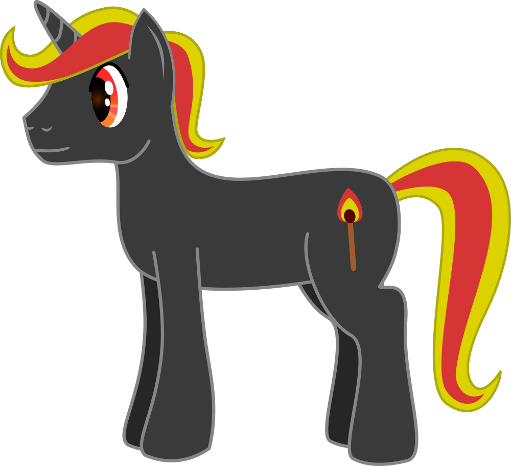 Stallion Magic Color - Cartoon (1000x912), Png Download