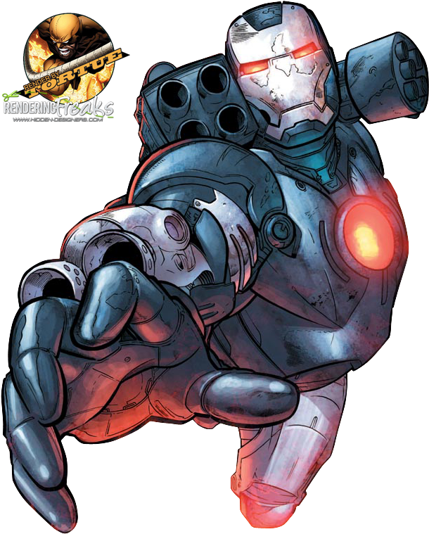 Ironman - War Machine Vs Ms Marvel (625x790), Png Download