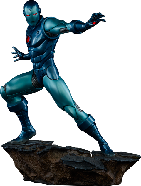 About The Iron Man Stealth Suit Statue - Marvel Comics (480x631), Png Download