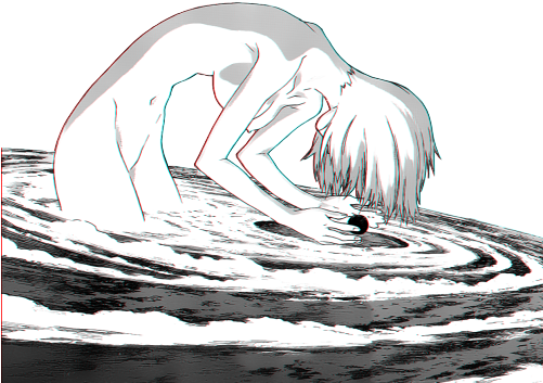 “ “face To Face [part 2] ” ” - Neon Genesis Evangelion (500x481), Png Download