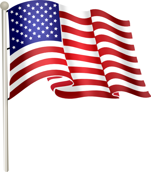 Фото, Автор Mashanbear На Яндекс - 4th Of July Flag Clipart (522x597), Png Download
