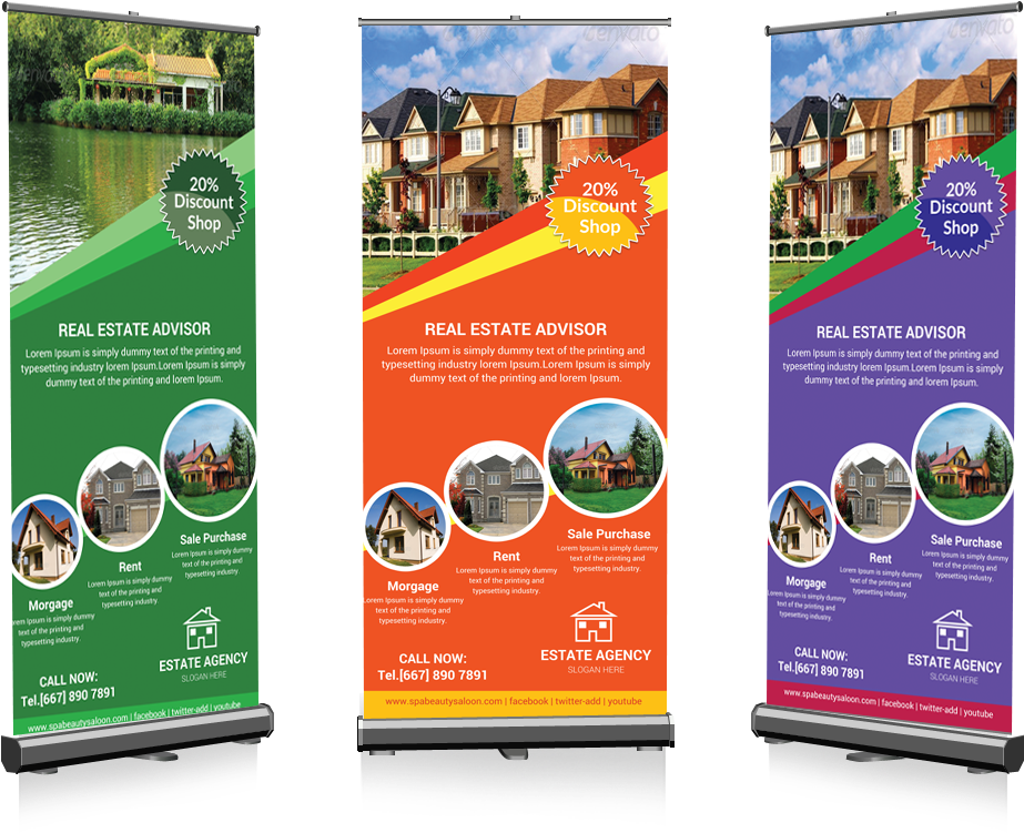 Vertical Banner Printing - Roll Up Banners Png (1108x769), Png Download