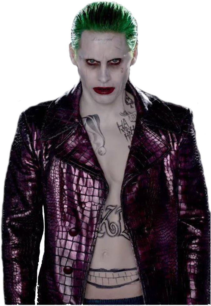 Png Coringa - Suicide Squad Joker Png (752x1063), Png Download
