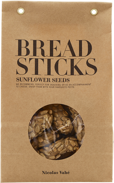Nicolas Vahe - Breadsticks - Sesame - 150g - Nicolas Vahé Breadsticks W Sunflower Seeds 150g (750x750), Png Download