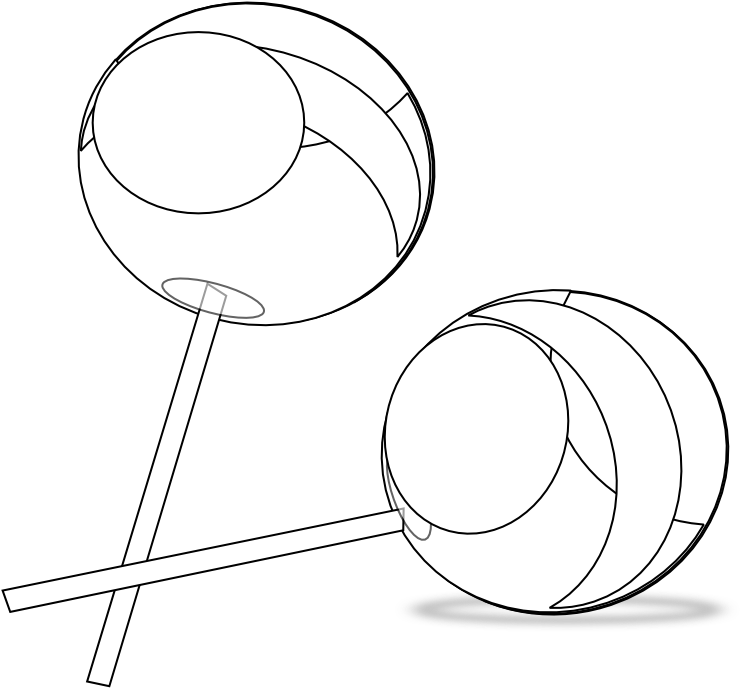 Food Lollipop Black White Line Art 999px 91 - Clip Art (999x749), Png Download