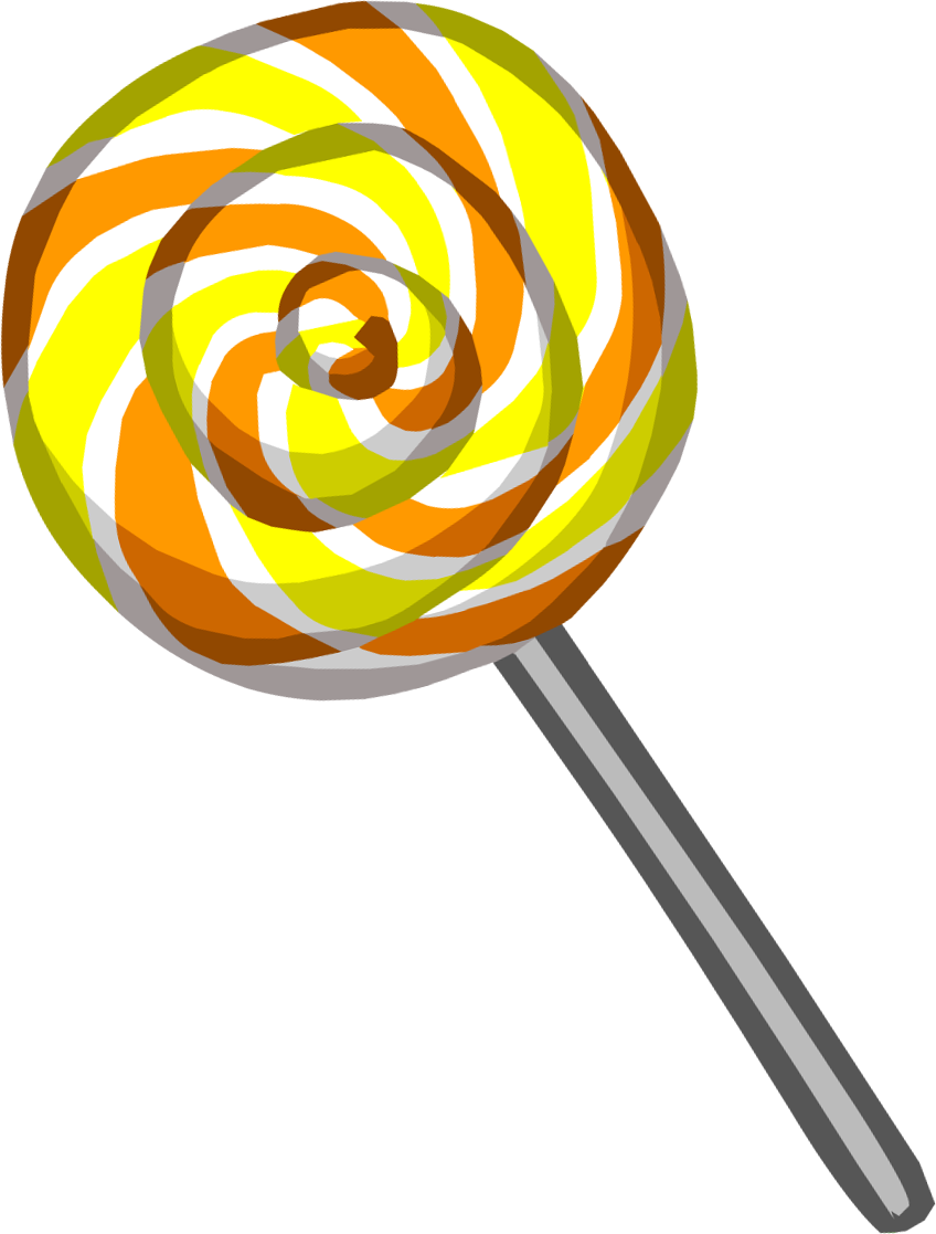 Marble Clipart Lollipop - Club Penguin Lollipop (848x1117), Png Download
