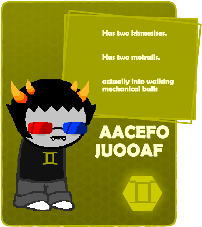 Even The Smaller Troll Cards Are Working With It - Sollux Captor (728x781), Png Download