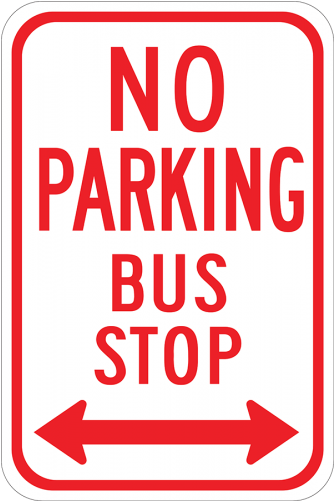 Printable No Parking Signs (500x500), Png Download