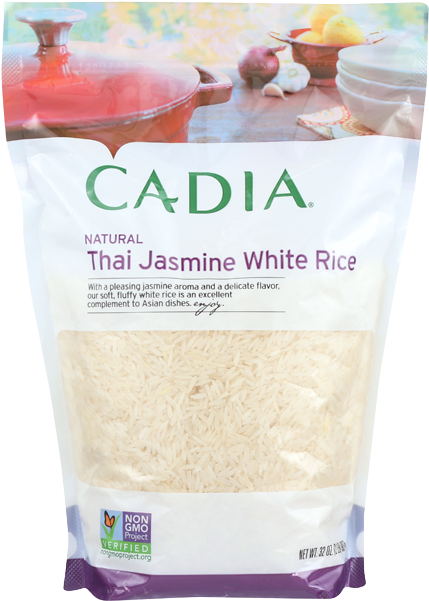 Cadia Thai Jasmine White Rice-2 - Thai Cuisine (650x650), Png Download