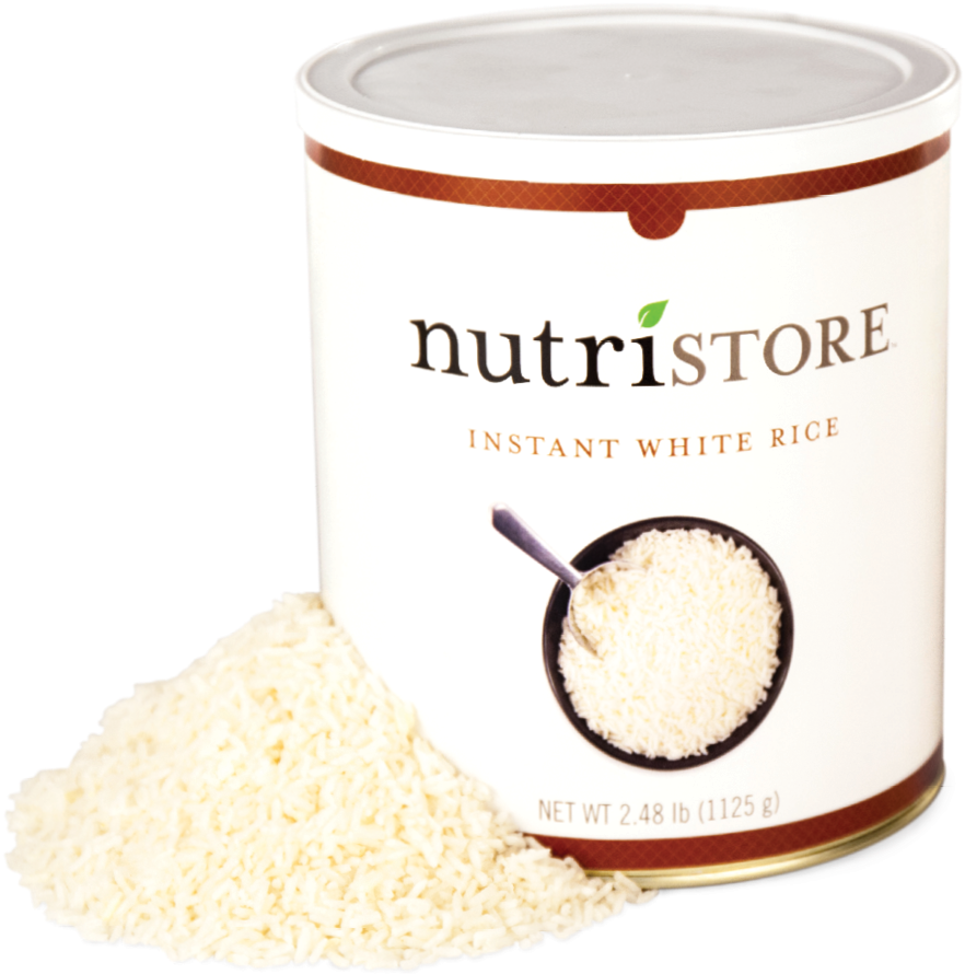 Rice, Instant White - Nutristore Green Beens - Freeze Dried (913x1000), Png Download