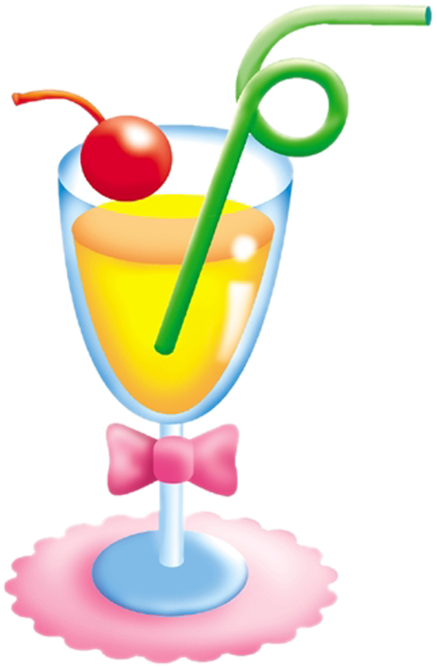 Cocktail Garnish Orange Juice Clip Art - Cartoon Cocktails (4498x3002), Png Download