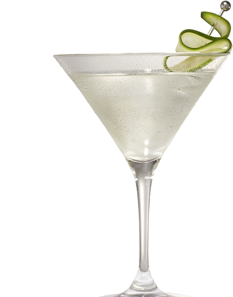 Cocktail Tile Stoli Cucumber Martini Cocktails Detail - Cocktail (652x610), Png Download