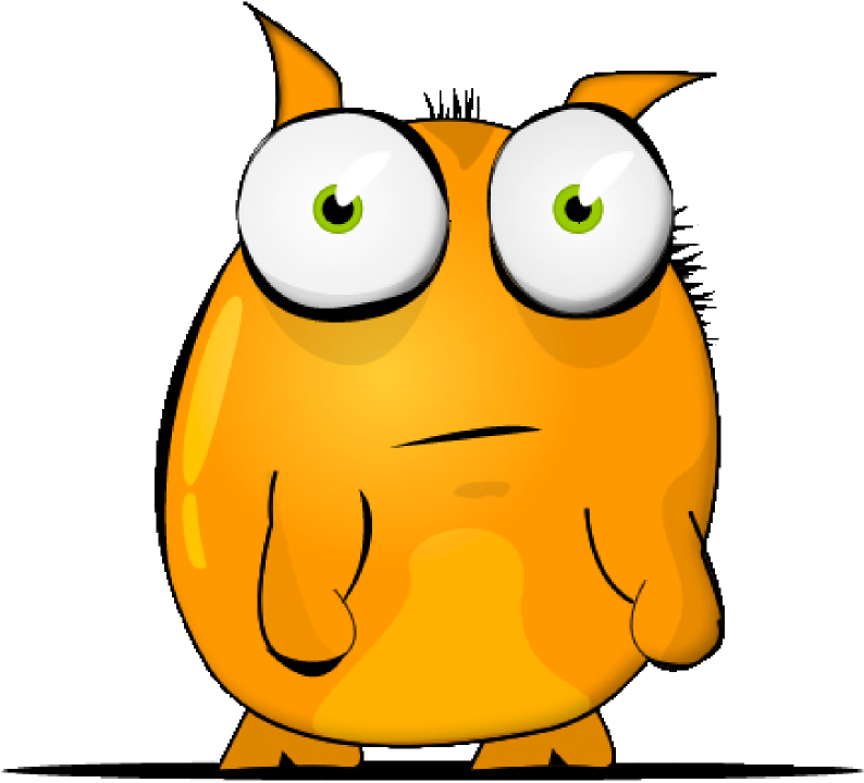 Free Sample Edit For Your Book - Cute Monster (827x778), Png Download