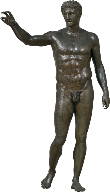 Position In The Museum - Youth From Antikythera (430x700), Png Download