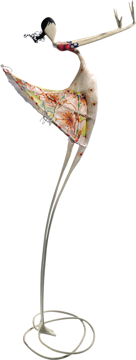 Http - //www - Lauref - - Papier Maché Ballerina (720x1200), Png Download