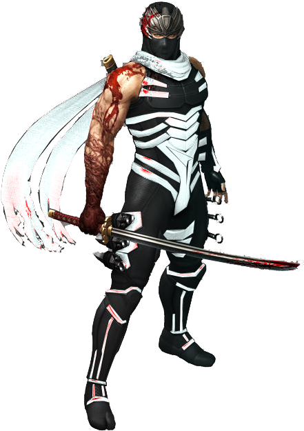 Ninja Gaiden Ryu All Costume (467x640), Png Download
