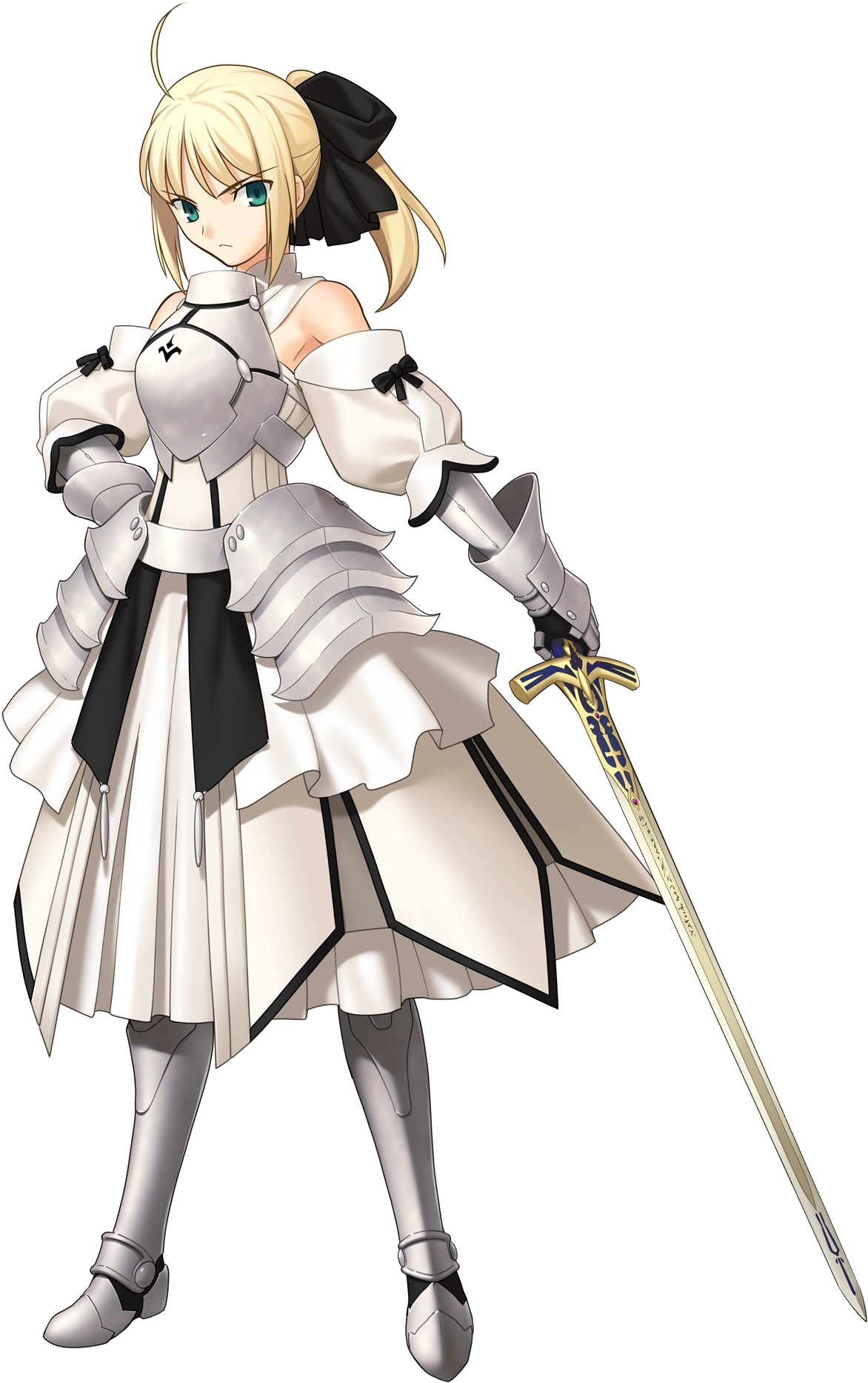[ Img] - Inspired By Fate Stay Night Saber Lily Cosplay Costume (1600x1920), Png Download