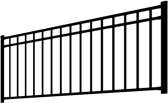 Riviera Ii Stair Westbury Aluminum Railing - Guard Rail (600x600), Png Download