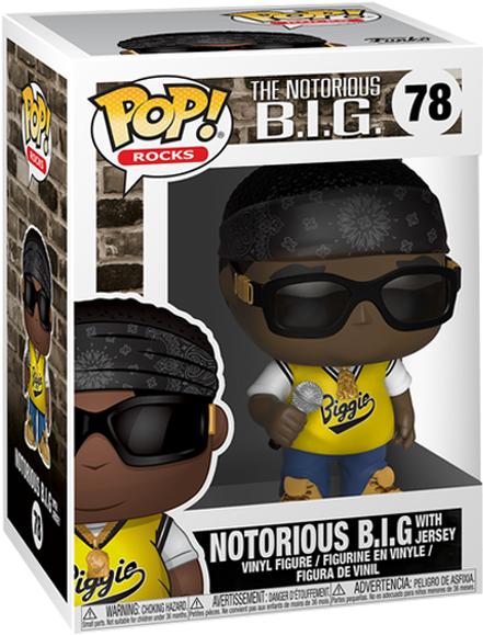Notorious B - I - G - - Notorious B - I - G - With - Notorious Big Funko Pop (600x600), Png Download