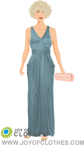 Golden Globe- What To Wear In January - Dress (300x520), Png Download
