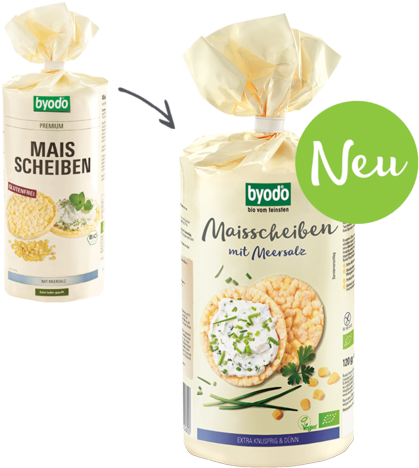 Corn Cakes With Sea Salt - Lidl Reiswaffeln (480x521), Png Download