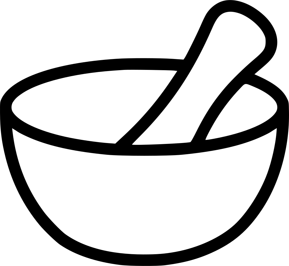 Mortar And Pestle - Mortar Icon (980x902), Png Download
