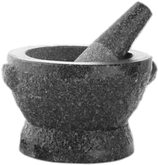Premier Housewares Granite Mortar And Pestle (400x400), Png Download