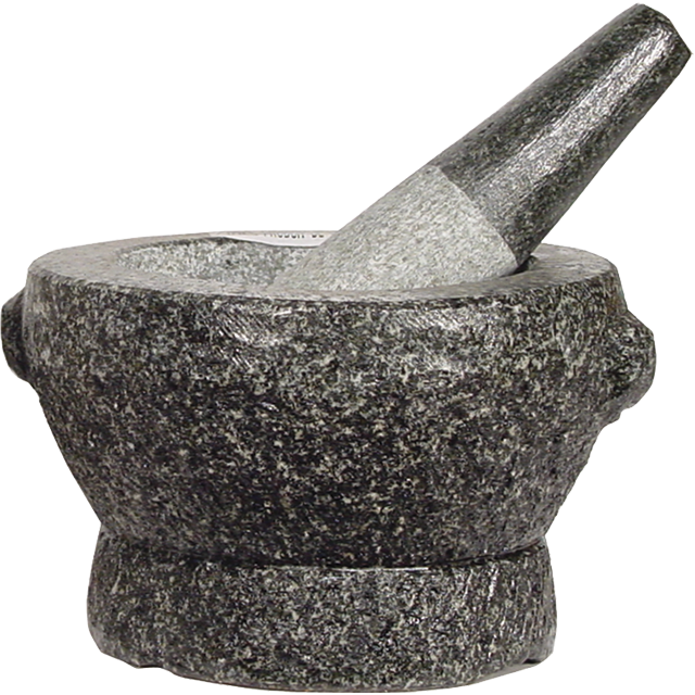 Rock Mortar/pestle - Mortar And Pestle (640x640), Png Download