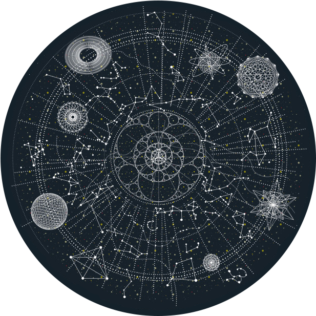 Moooi Carpets Celestial Rug (629x633), Png Download
