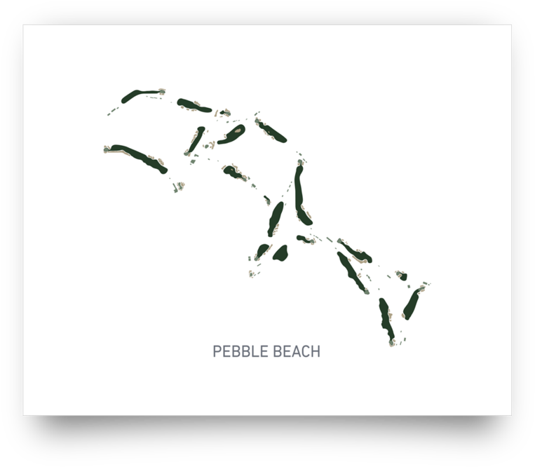 Next - Pebble Beach (1024x1022), Png Download