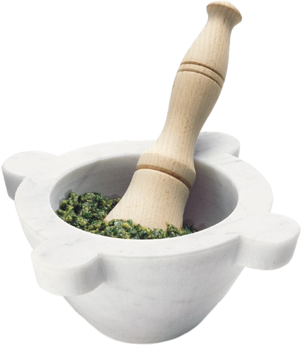 Marble Mortar & Pestle - Marble Mortar & Pestle | Williams Sonoma - Mortars (440x504), Png Download