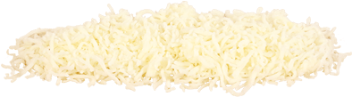 Shredded Mozzerela Cheese - White Rice (400x400), Png Download